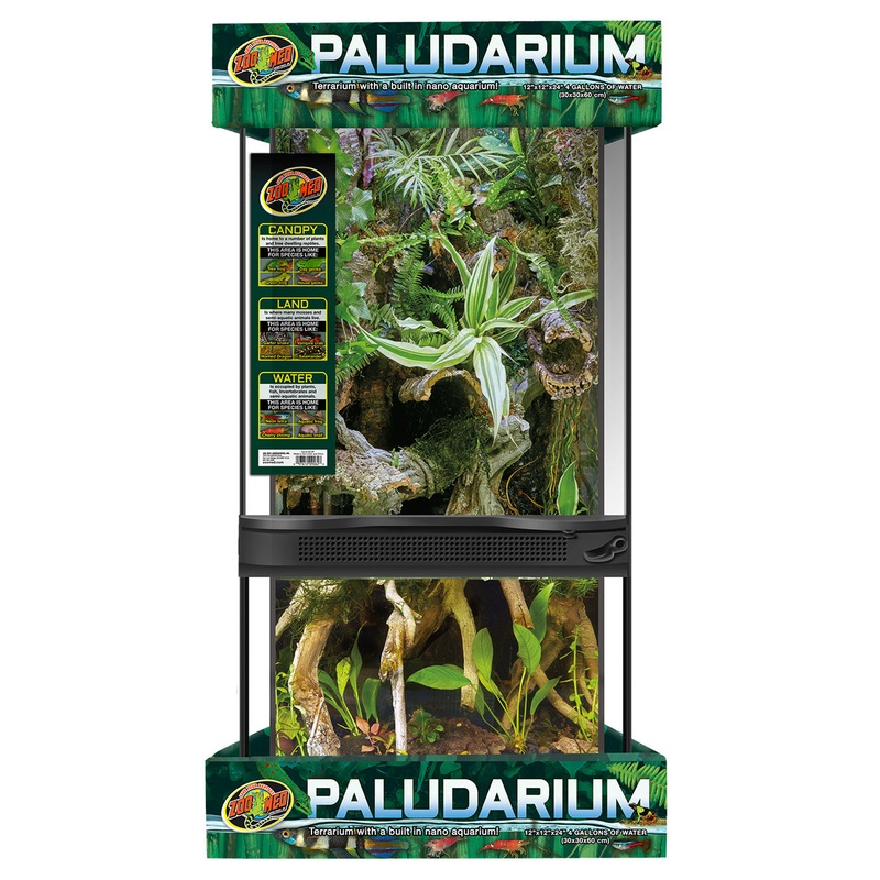 Zoo Med Paludarium - 12" x 12" x 24" - 4 gal