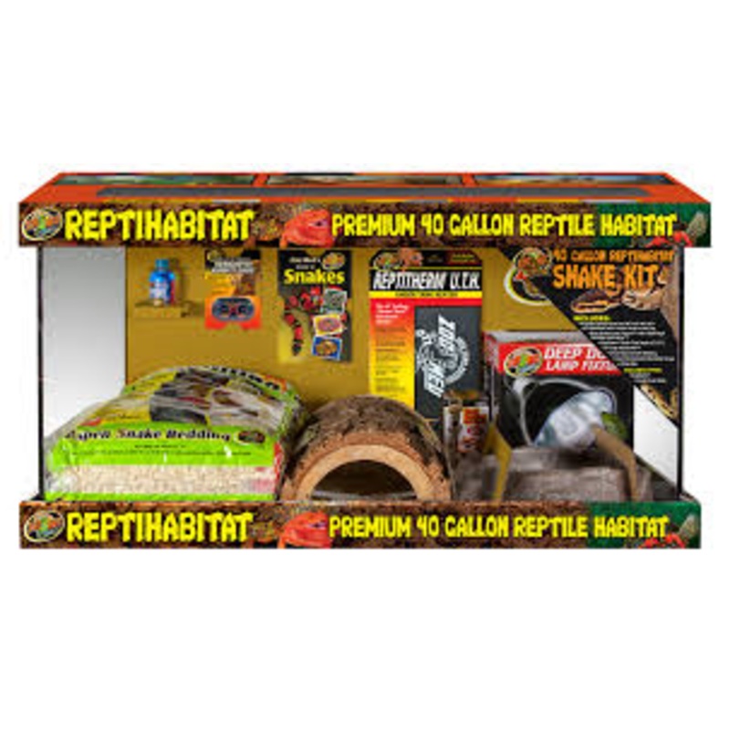 Zoo Med 40 Gallon ReptiHabitat Snake Kit