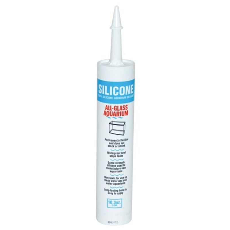 Silicone Aquarium Sealant - Clear - 10 oz