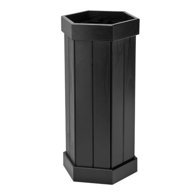 Hexagon Pine Stand - Black - 10 gal