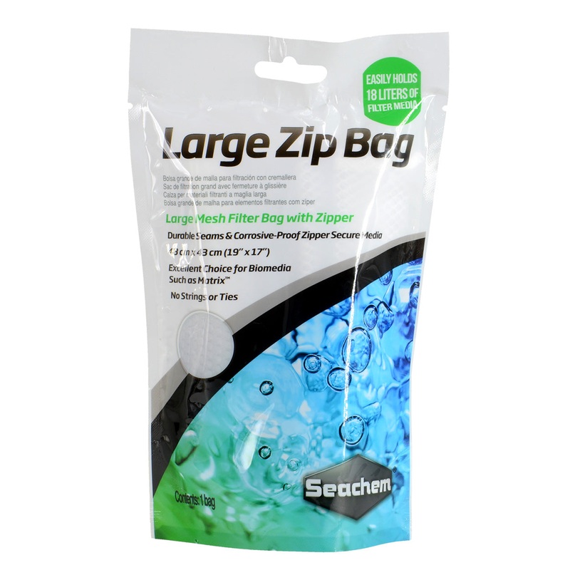 Seachem Zip Bag Large - 19" x 17"