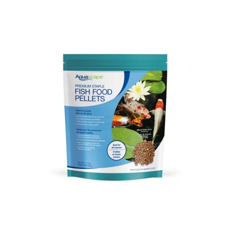 Aquascape Premium Staple Fish Food  Mixed Pellets