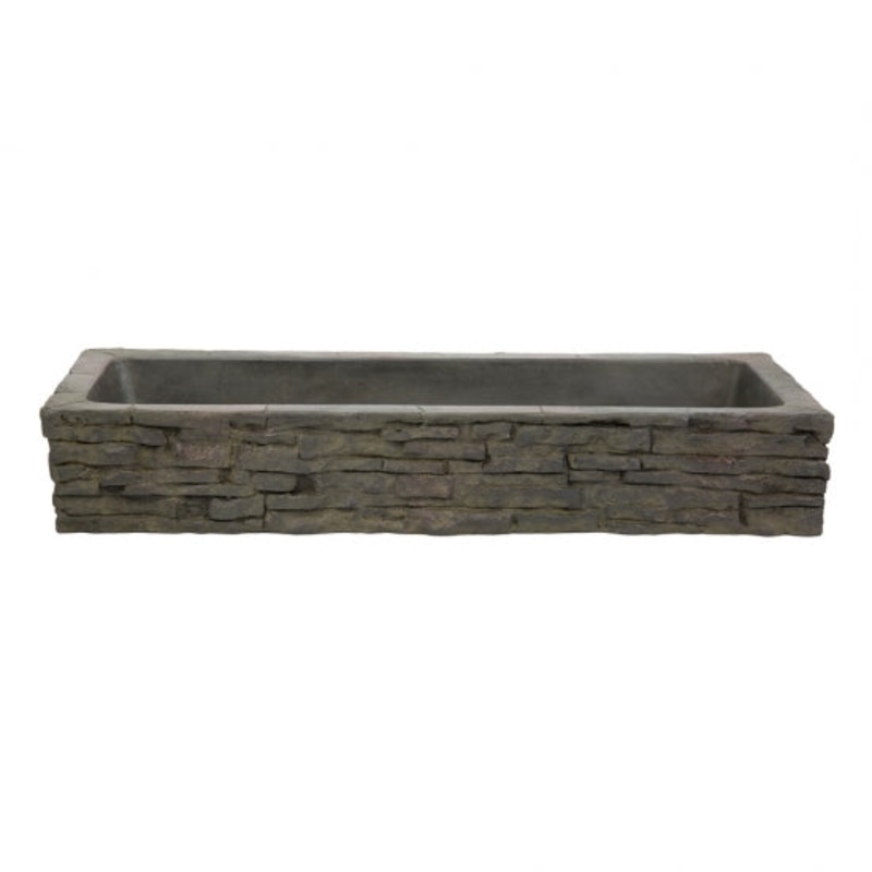 Aquascape Quad-Spill Straight Stacked Slate Topper