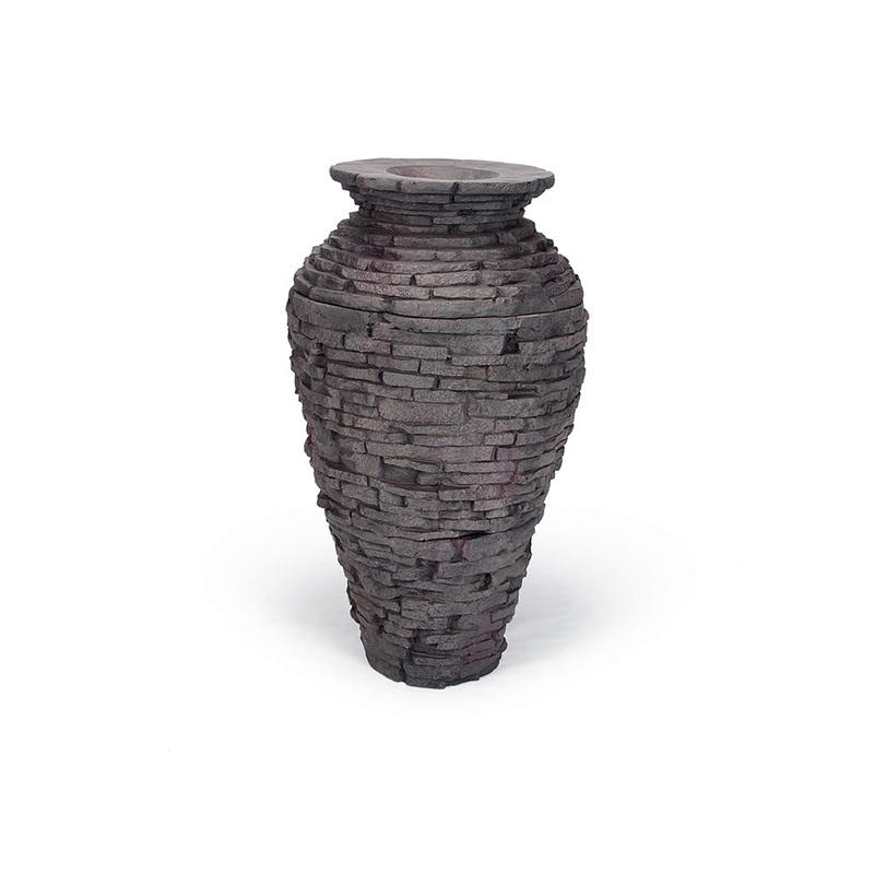Aquascape Stacked Slate Urn 33.5"H