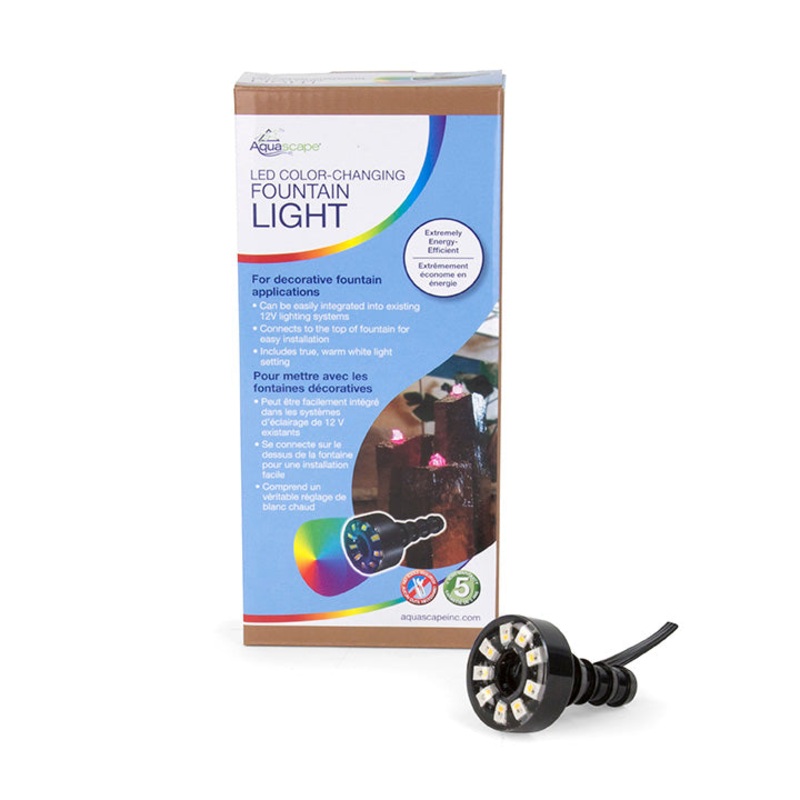 Aquascape Submersible LED Color-Changing Fountain Light