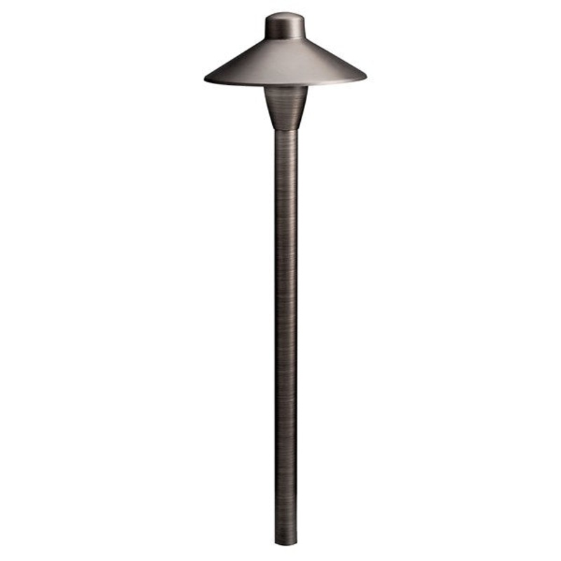 Kichler 12V Brass 6.75" Path Light Centennial Brass (15478CBR)