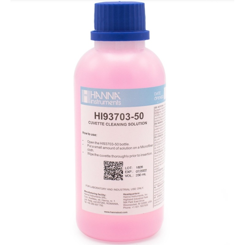 Hanna Cleaning Solution for Cuvet Vet (230mL)