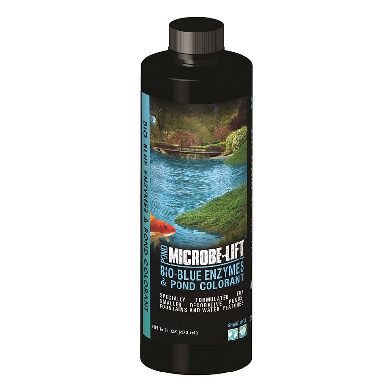 Microbe-Lift Bio-Blue Enzymes & Pond Colorant - 16 oz