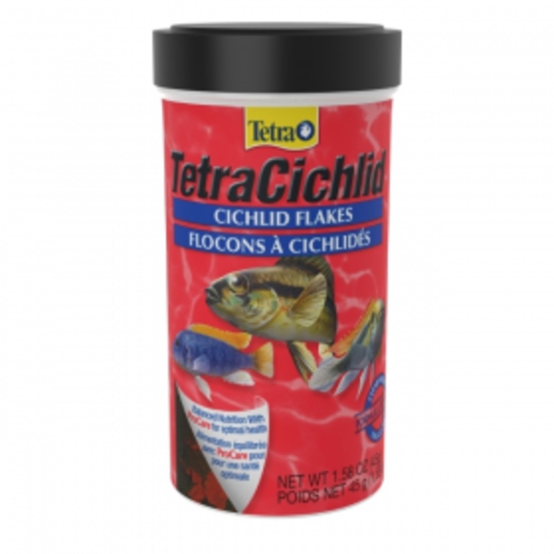 Tetra Cichlid Flakes 1.58oz/45g