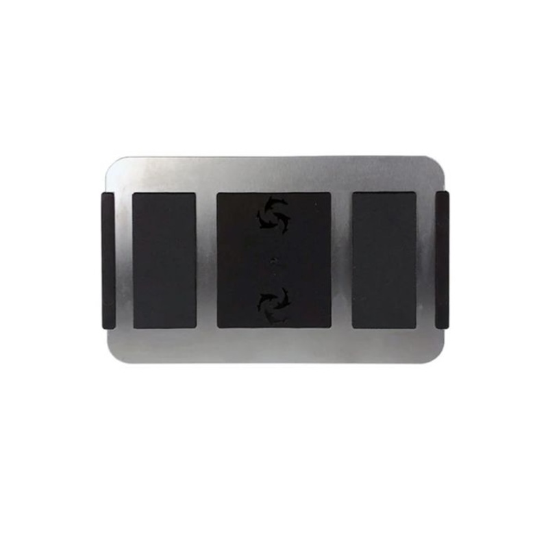 FLIPPER PLATINUM CREDIT CARD AQUARIUM SCRAPER STAINLESS STEEL BLADE