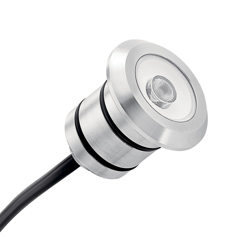 Kichler 12V 3000K 100 Lumen LED Mini All-Purpose Recessed Light Stainless Steel (K/16140)