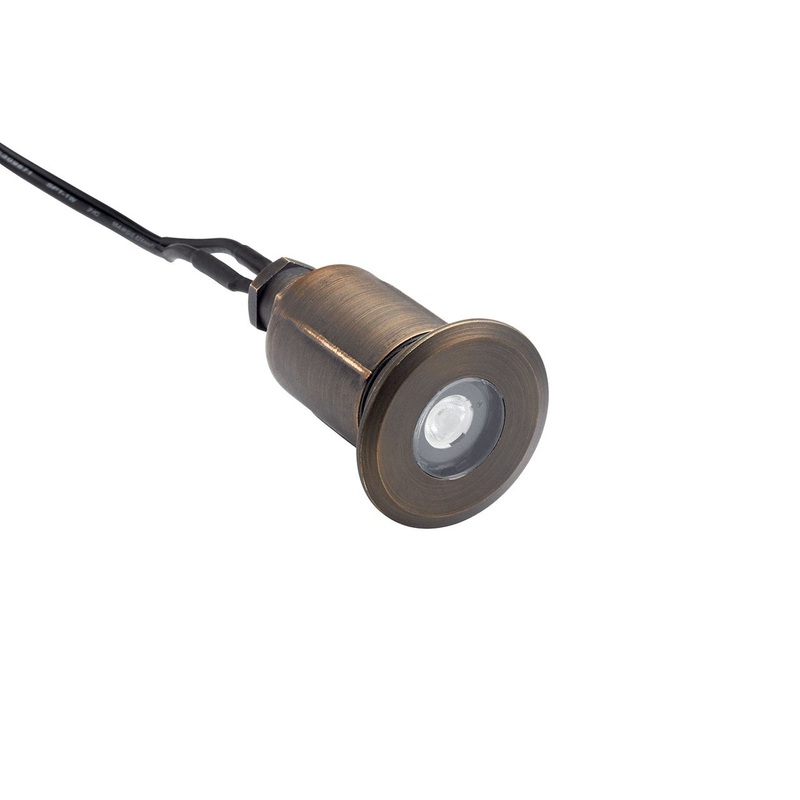 Kichler 12V MR8 Recessed In-Ground Basic Trim Centennial Brass (K/15490)