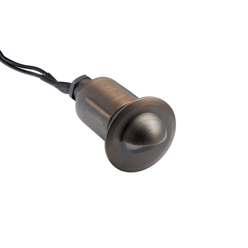 Kichler 12V MR8 Recessed In-Ground with Cowl Centennial Brass (K/15491)