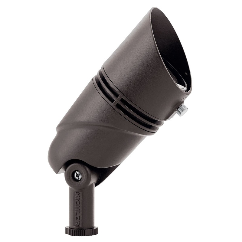Kichler VLO 3000K 60 Degree LED High Lumen Accent Wide Floodlight Textured Architectural Bronze (K/16162)