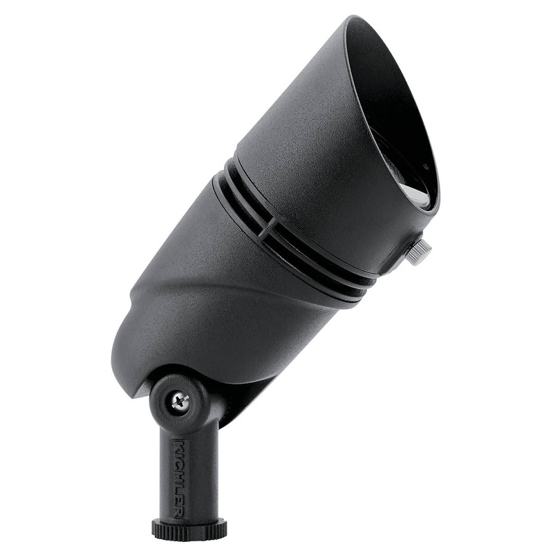 Kichler VLO 3000K Large 15 Degree Spot Textured Black (K/16018)