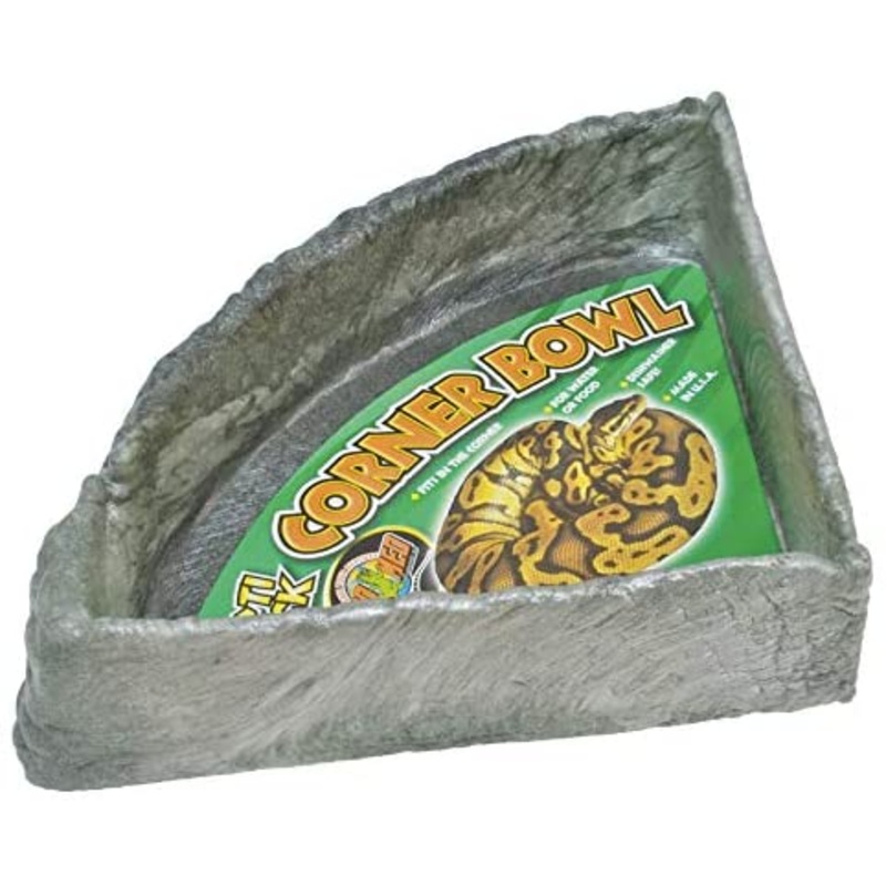 ZOO MED REPTI ROCK CORNER BOWL XLG (Used)