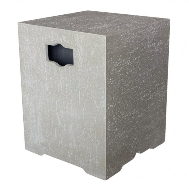 Aquascape Square Propane Tank Cover  Travertine