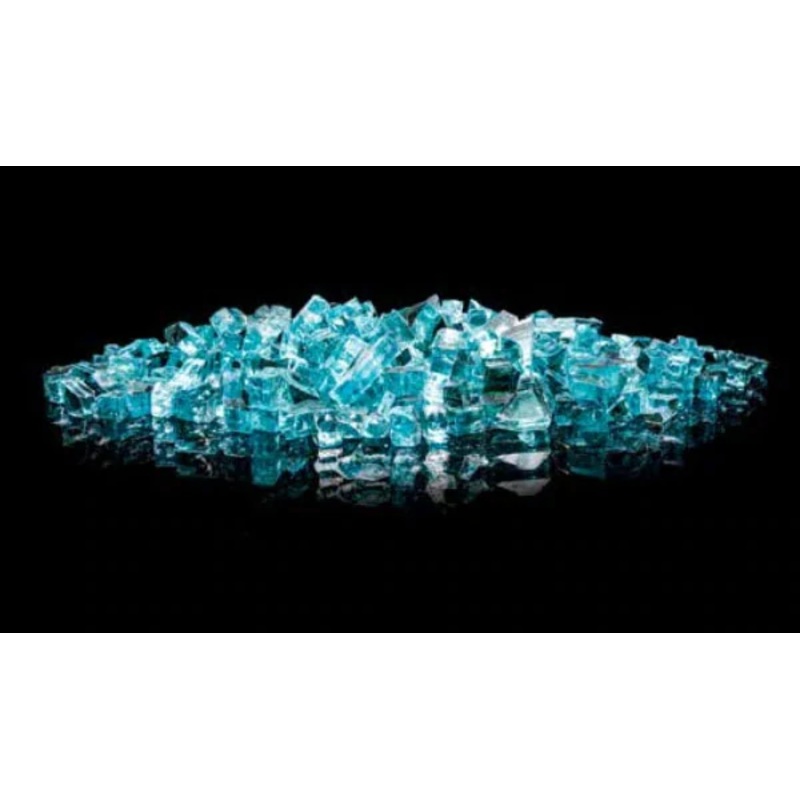 Lava Glass 1/4" Reflective-BODEGA BLUE (10LB JAR)