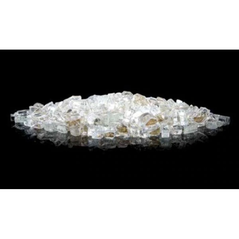 Lava Glass 1/4" Reflective-CRYSTAL COVE (10LB JAR)