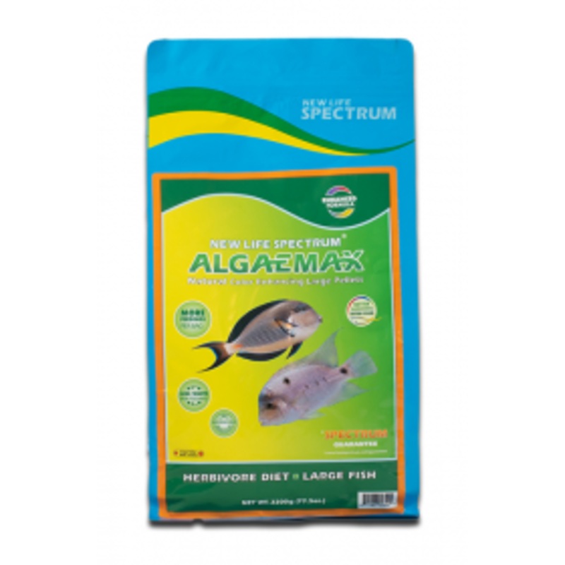 New Life AlgaeMAX Large Pellet Sinking 3mm-3.5mm 2200g