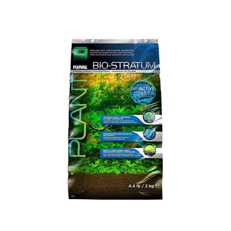 Fluval Bio-Stratum Volcanic Aquarium Soil - Powder Format