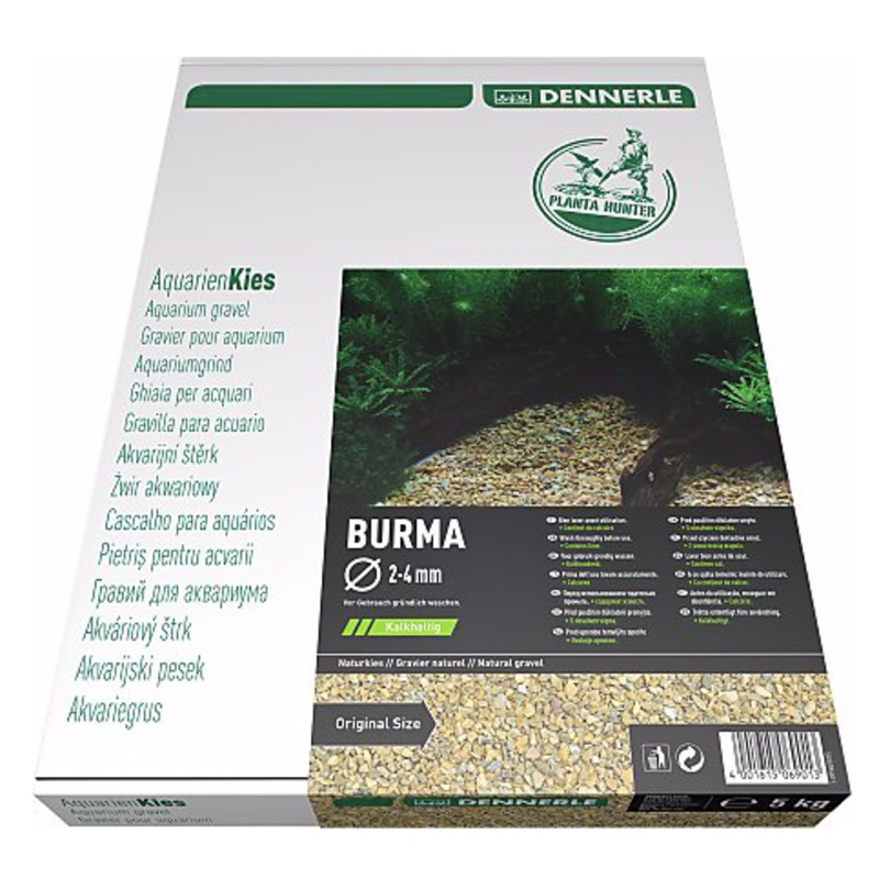 DENNERLE PlantaHunter Natural Gravel (BURMA / 5KG / 12-15mm)