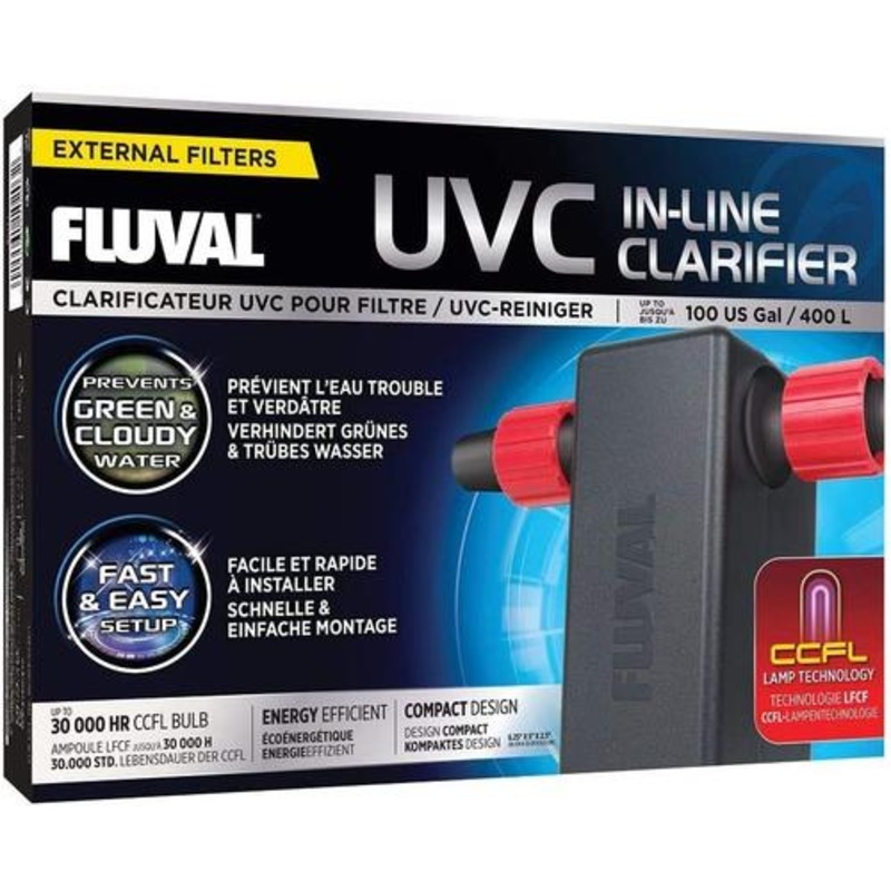 FLUVAL HAGEN UVC Inline Clarifier (3W)