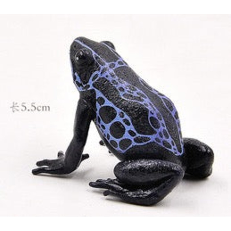 GCS Figurine Blue & Black Pioson Dart Frog (5.5cm)