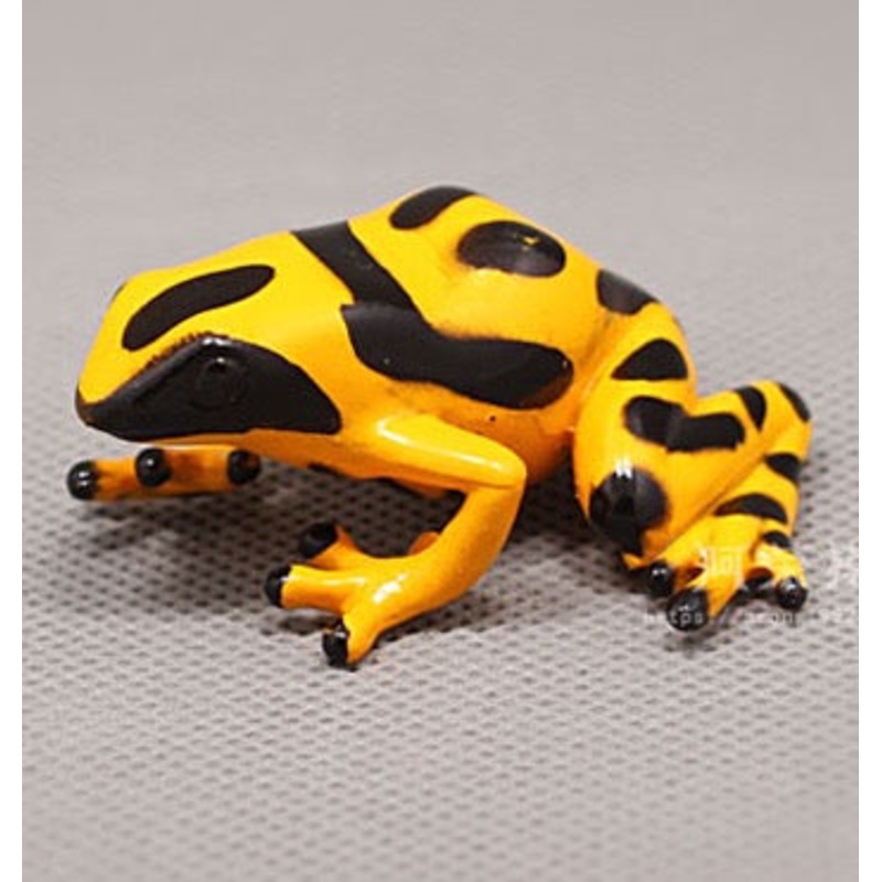 GCS Figurine Yellow & Black Spot Pison Dartfrog (4cm)