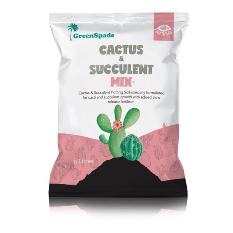 GREENSPADE Cactus & Succulent Mix (5L)