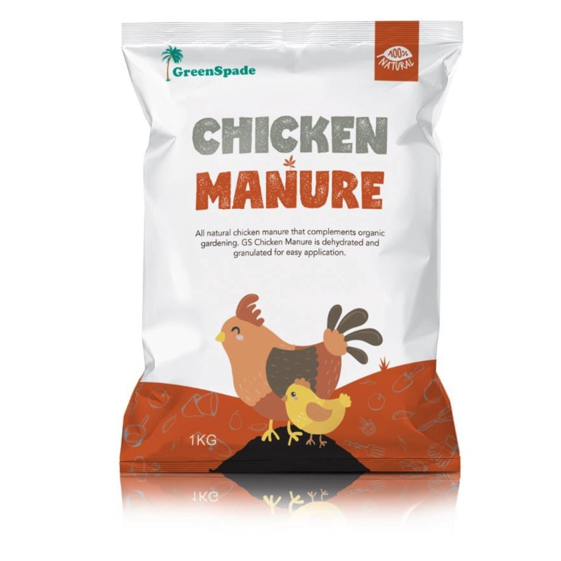 GREENSPADE Composted Chicken Manure (1Kg)
