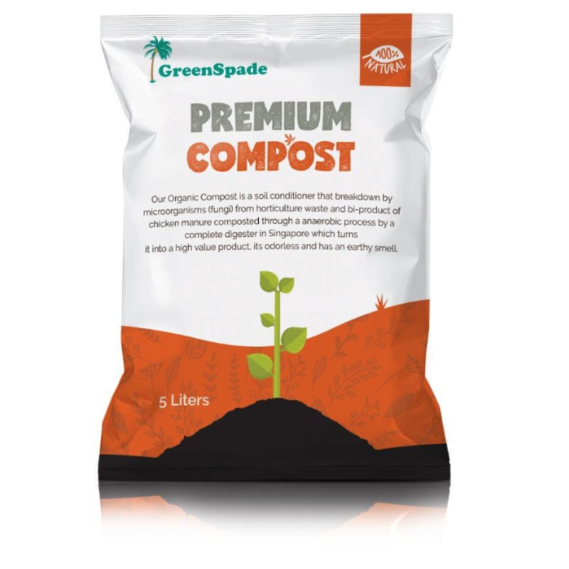 GREENSPADE Premium Compost (5L)