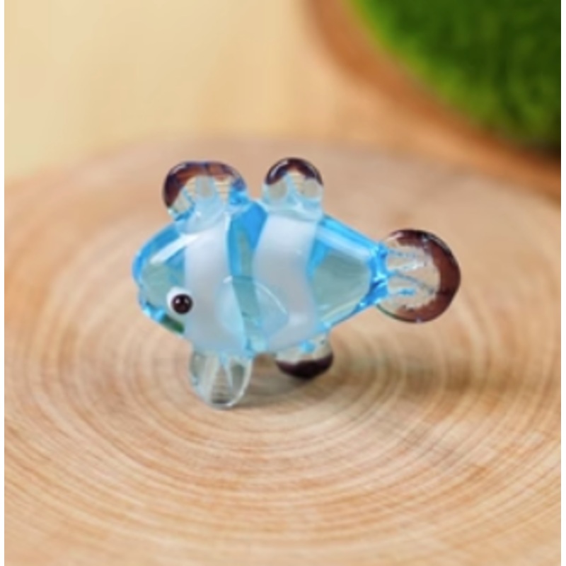 MARIMO Ornare Glass Series (Blue Clown Fish / 1 x 2.5cm / 1PC)