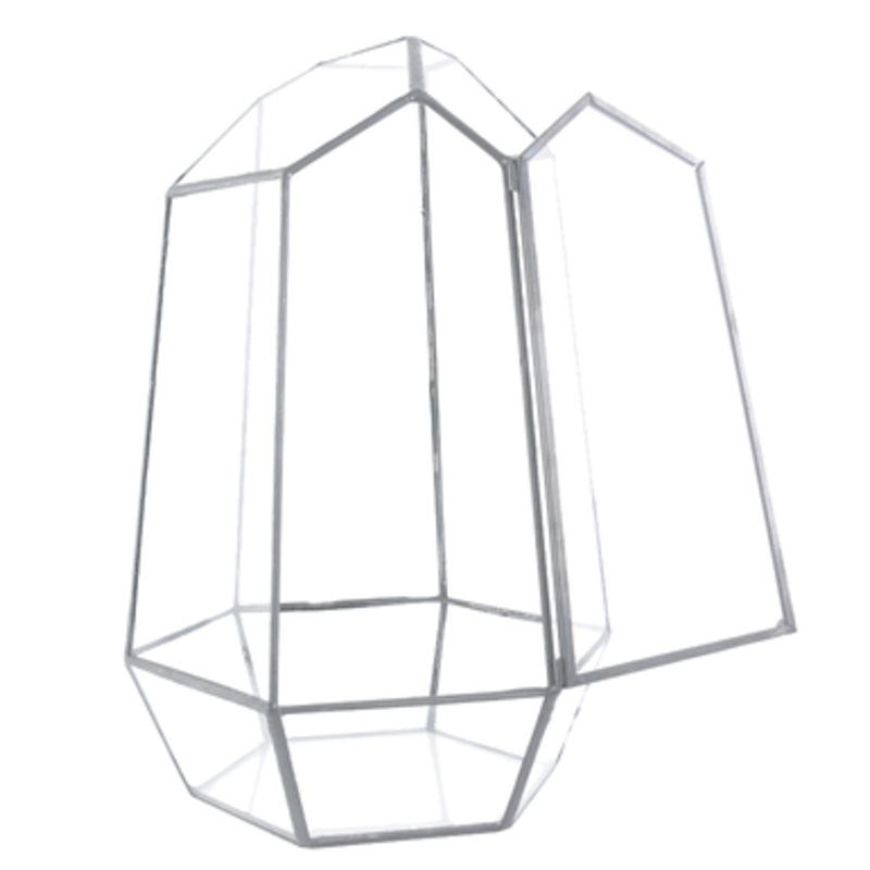 TERRA POTS Geometric Terrarium #10 (with Door)