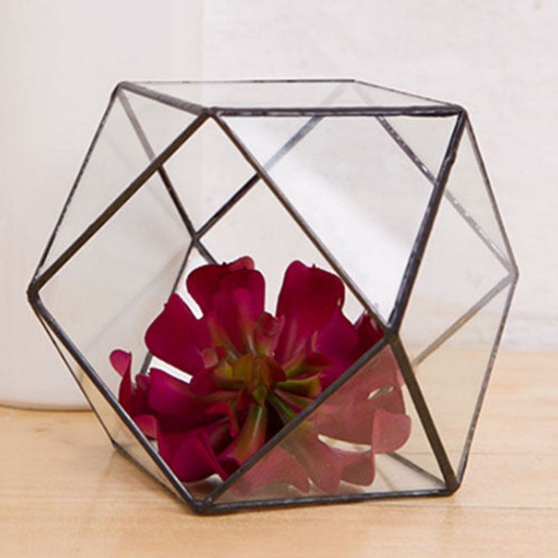 TERRA POTS Geometric Terrarium #23C (OctDiamond XL)