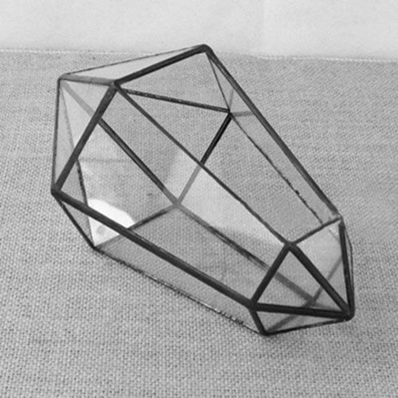 TERRA POTS Geometric Terrarium #26 (Lying Shard)