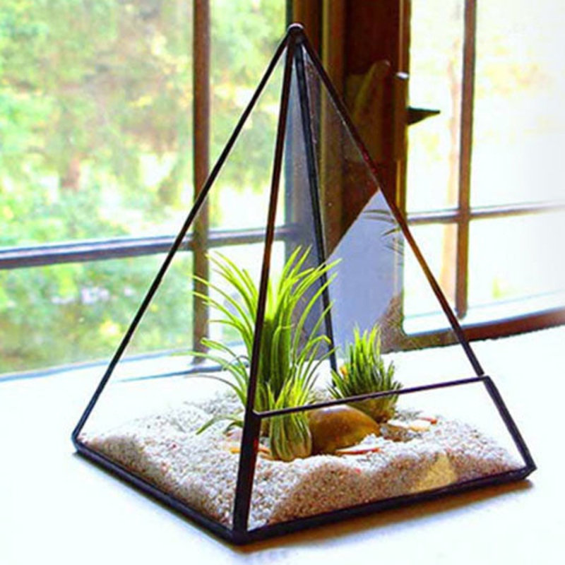 TERRA POTS Geometric Terrarium #27 (Pyramid S)