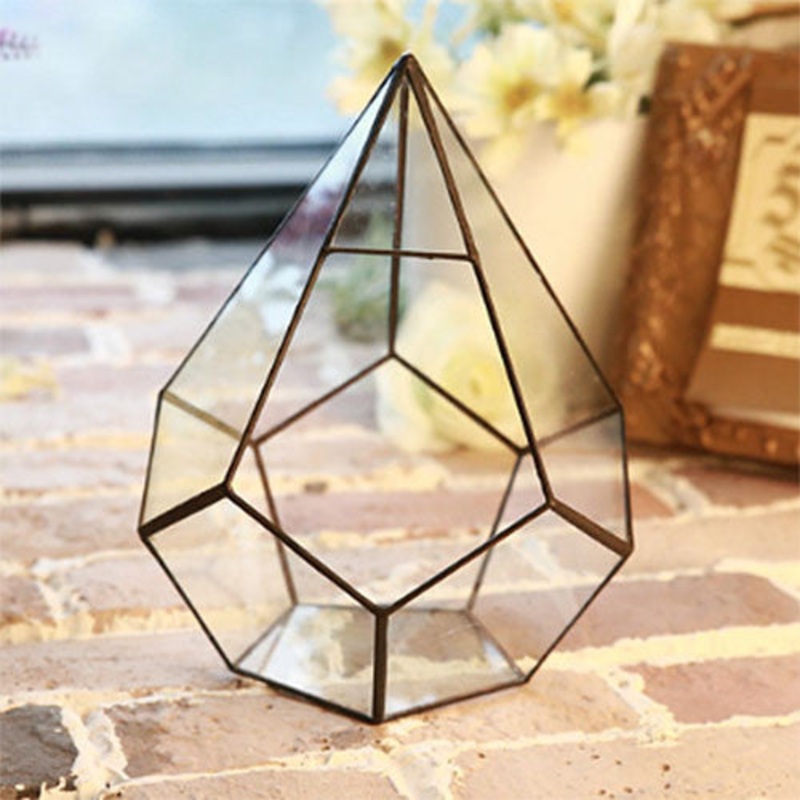 TERRA POTS Geometric Terrarium #4C (Diamond XL)