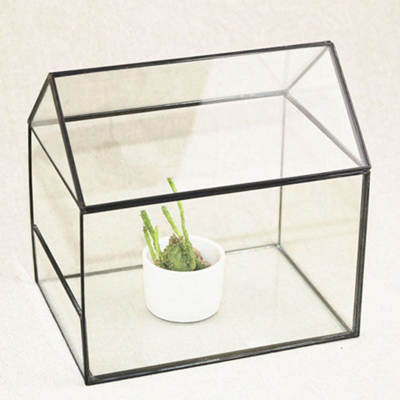 TERRA POTS Geometric Terrarium #7 (House L)