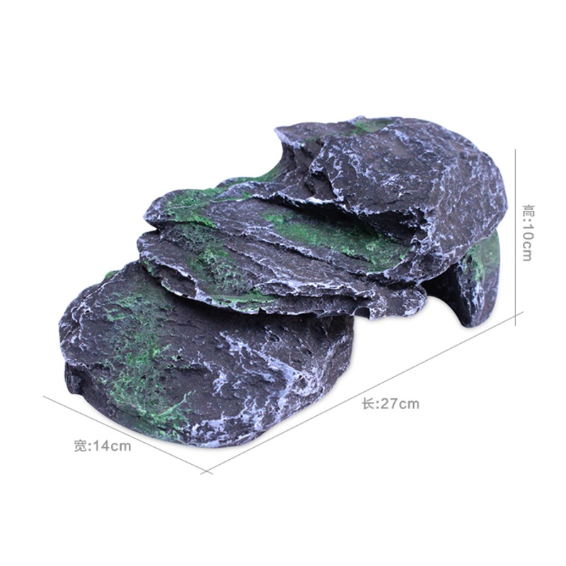 GUSH Terrapin Basking Deco (Type F / 27x14x10cm)