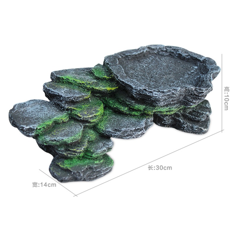 GUSH Terrapin Basking Deco (Type G / 30x14x10cm)