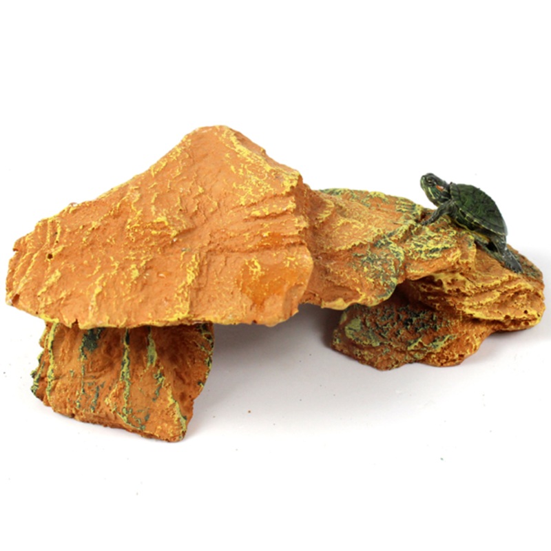 GUSH Terrapin Basking Deco (Type Q / 20 x 7.2cm)