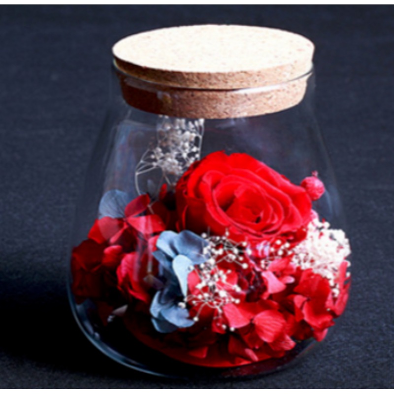 TERRA POTS Cork Jar Tappered II (14x15cm)