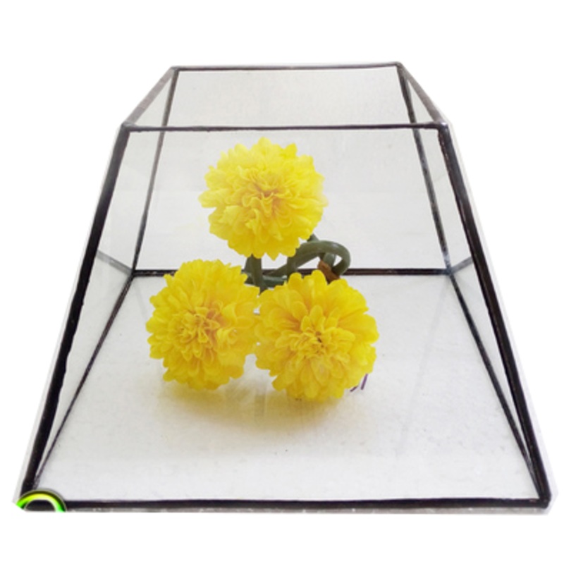 TERRA POTS Geometric Terrarium Hex Pot (18x18x13cm)