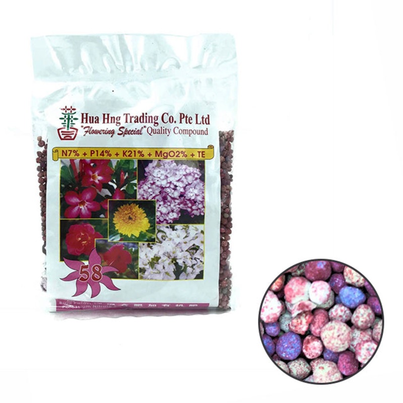 HUA HNG NPK 58 (Flower Special Fertiliser / 400g)