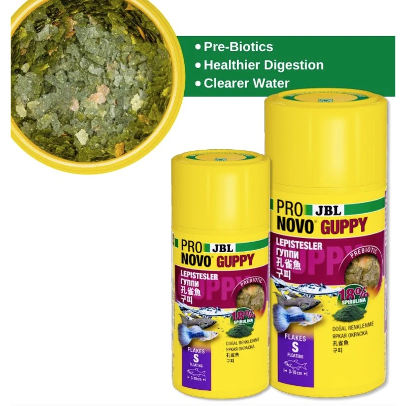JBL ProNovo Guppy Flakes S (Colour Enhancing Flakes)