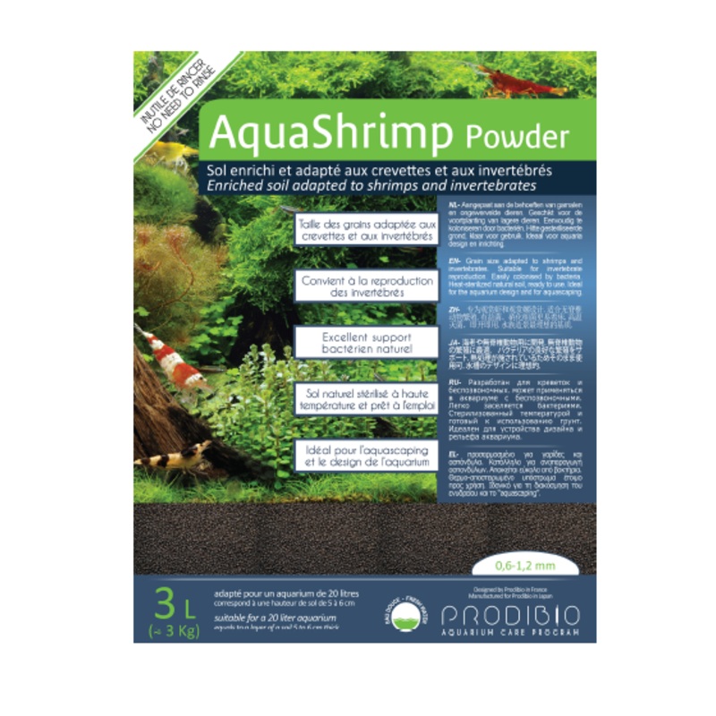 PRODIBIO Aqua Shrimp Powder Soil (3L)