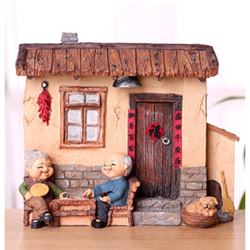 TERRA Old Couple (At Home 1 / 19x8x15cm)
