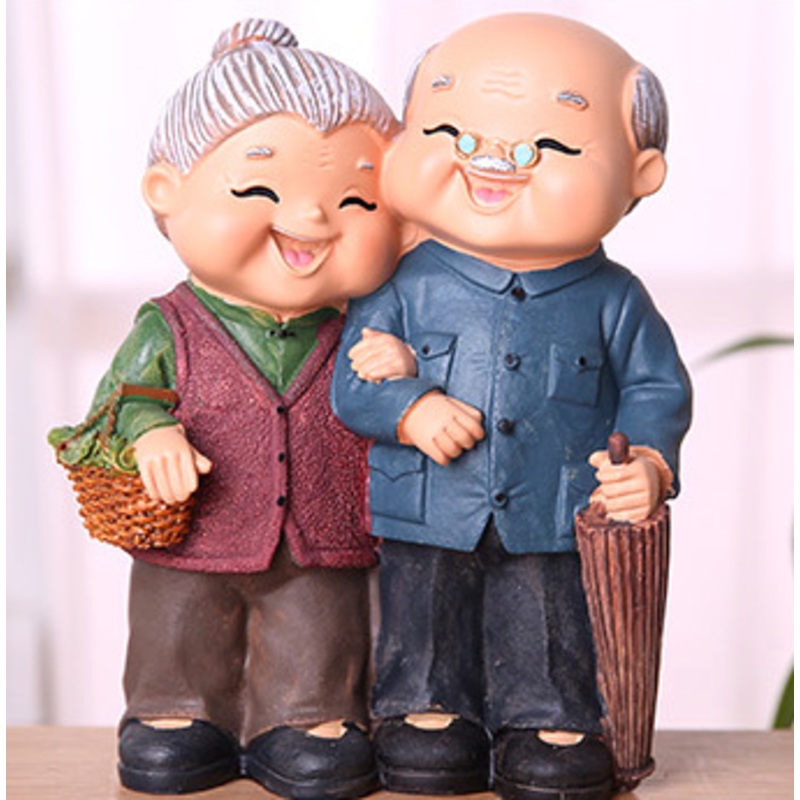 TERRA Old Couple (Go Market / 14x7.5x20cm)