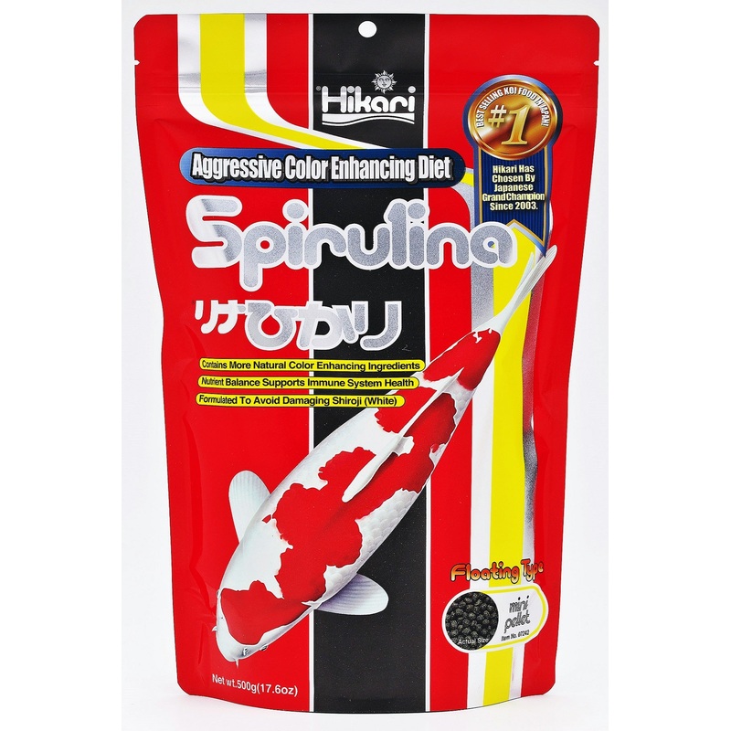HIKARI Spirulina Koi Food (Floating / Mini / 500g)